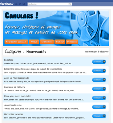 Canulards Universal Music sur Facebook