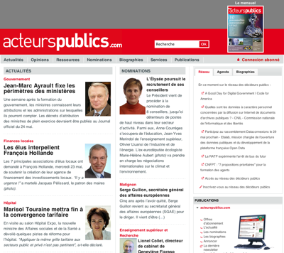 Acteurs publics